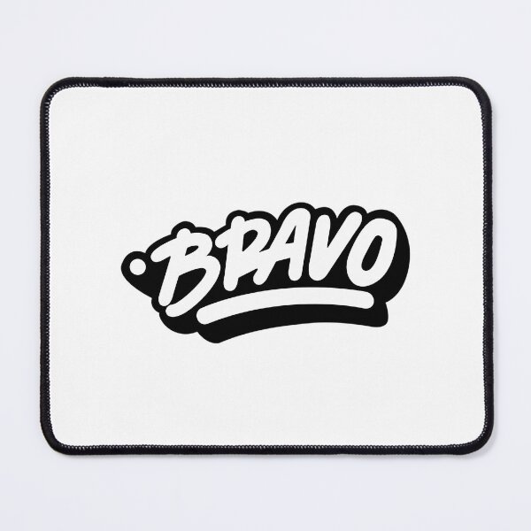 Item preview, bravo typological logo designed and sold by DeniseKay8.