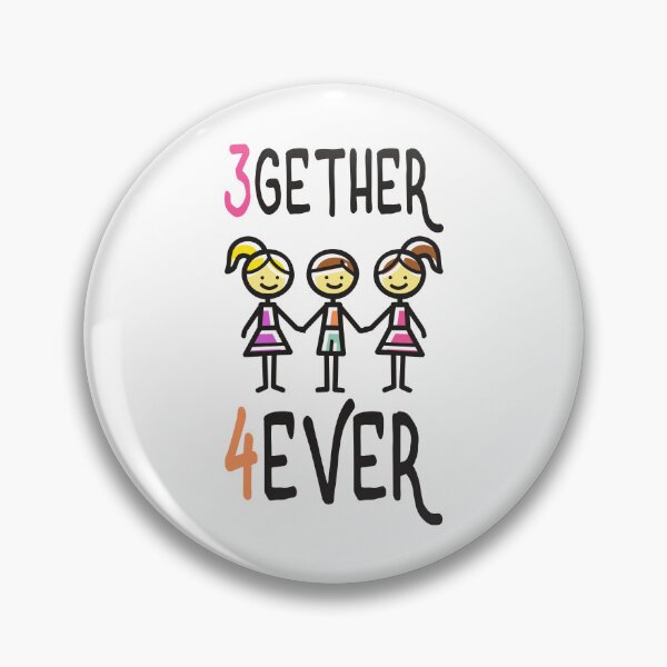 Item preview, Polyamory Love Polyamorous Relationship 3gether 4ever Throuple designed and sold by Carl's Clothing.