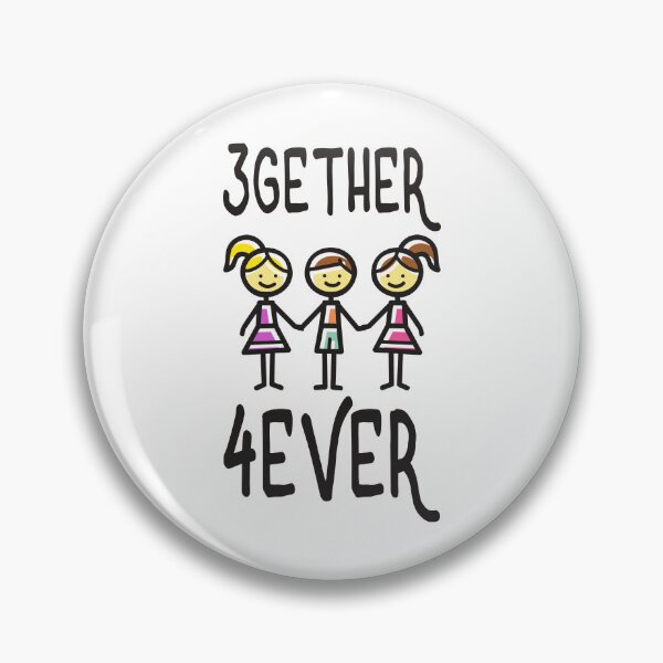 Item preview, 3gether 4ever Polyamory Throuple Threesome Poly Pride Non-Monogamy Triad designed and sold by Carl's Clothing.