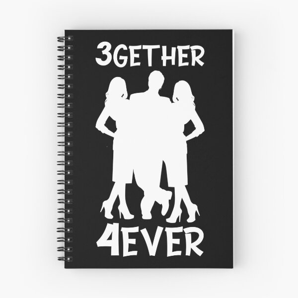 Item preview, Throuple Threesome Non-Monogamy 3gether 4ever Triad designed and sold by Carl's Clothing.