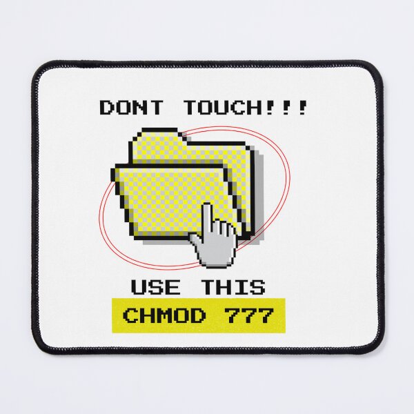Item preview, CHMOD 777 - Funny Linux Cybersecurity Pixel Art designed and sold by ekmusafir.