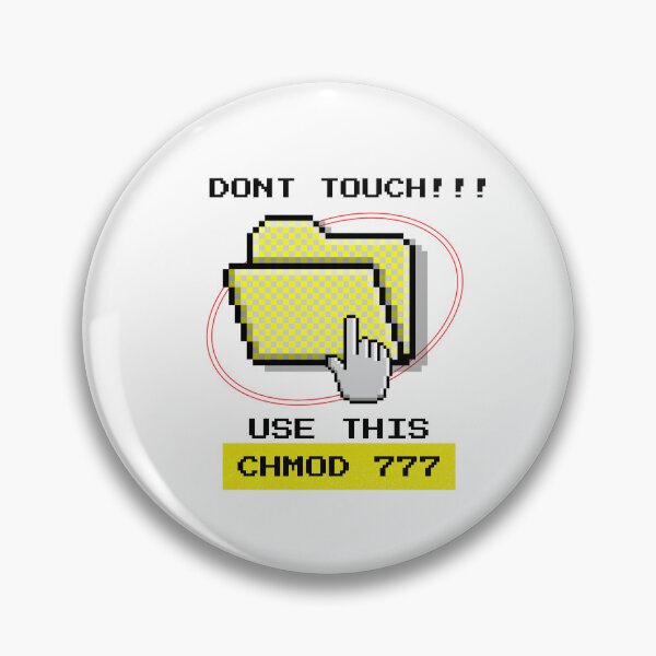 Item preview, CHMOD 777 - Funny Linux Cybersecurity Pixel Art designed and sold by ekmusafir.