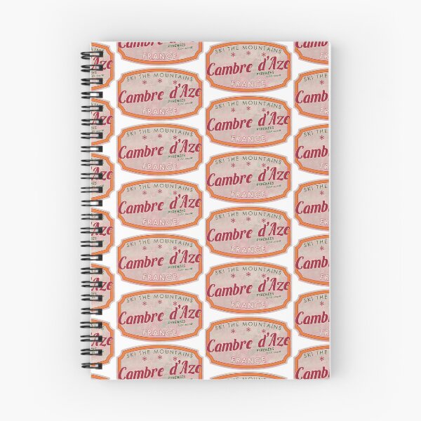 Item preview, Cambre d’Aze, France, Pyrénées, Ski, textured skiing badge designed and sold by Wanderful-roads.