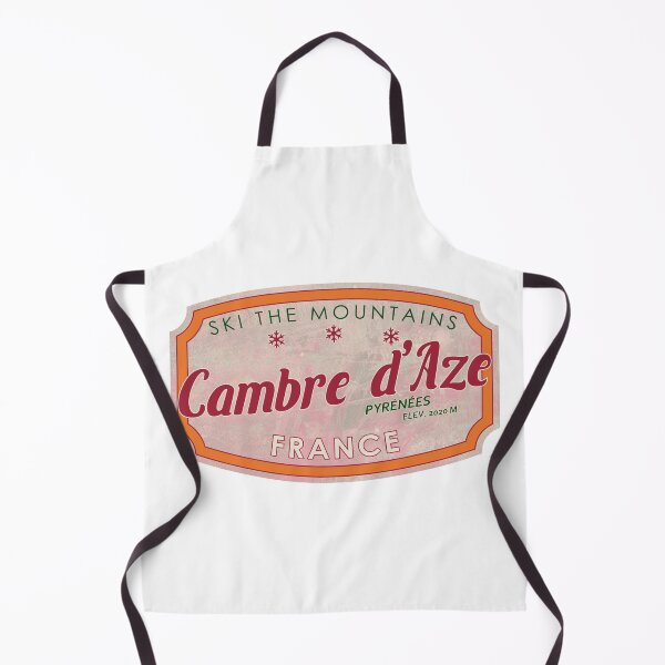 Item preview, Cambre d’Aze, France, Pyrénées, Ski, textured skiing badge designed and sold by Wanderful-roads.