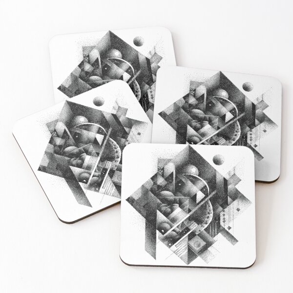 Item preview, Pointillism Iconography II Abstraction (No.07) designed and sold by Form Finding Design.