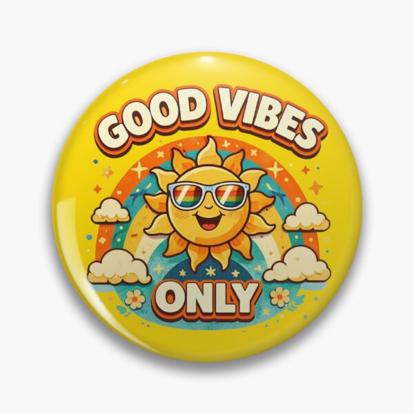 Item preview, Good Vibes Only – Retro Smiley Sun Aesthetic designed and sold by Tookiester.