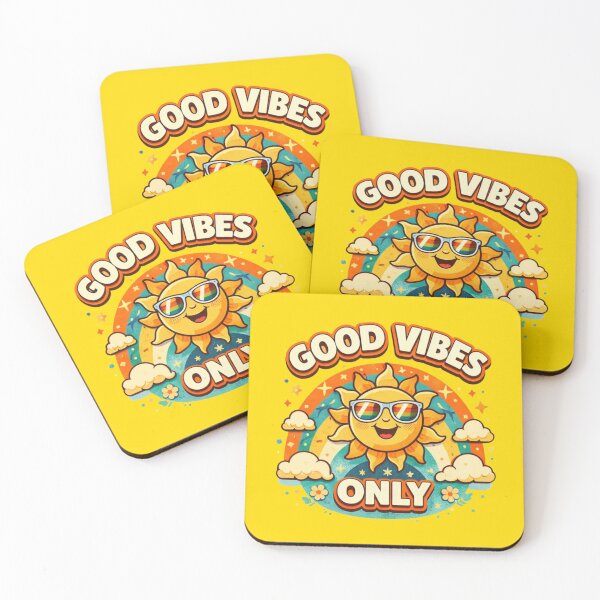 Item preview, Good Vibes Only – Retro Smiley Sun Aesthetic designed and sold by Tookiester.