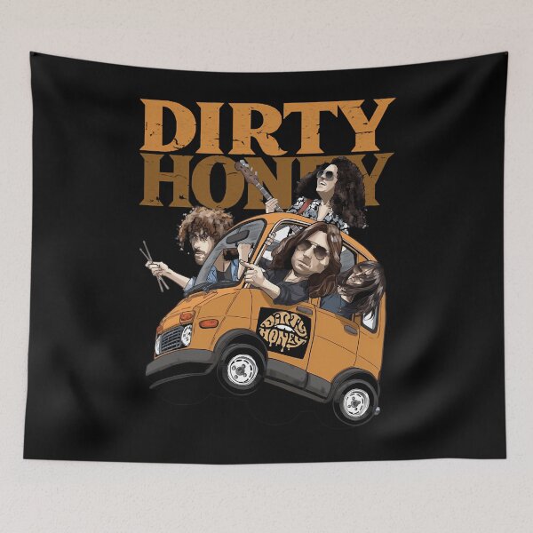 Artikelvorschau, Dirty Honey Band entworfen und verkauft von SOOOMINO.