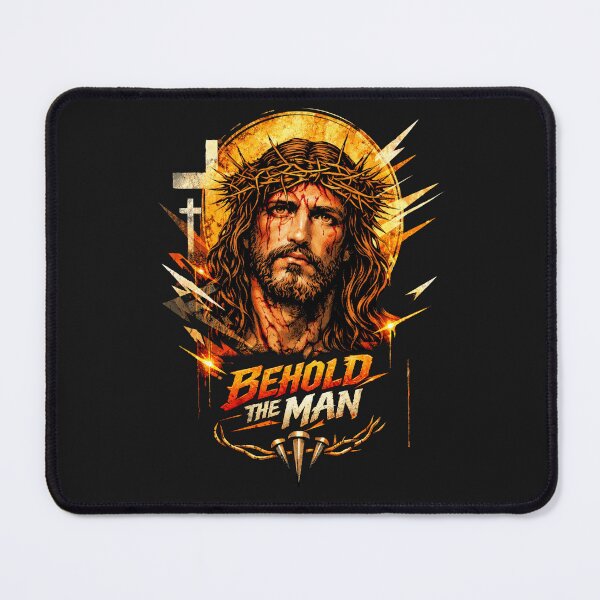 Item preview, BEHOLD THE MAN — Street Icon of the Crowned King designed and sold by Sanctum Icons.