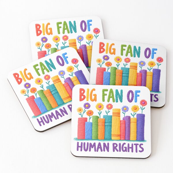 Item preview, Big Fan of Human Rights designed and sold by LunaMagicStudio.