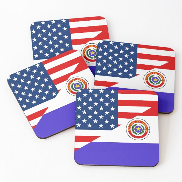 Item preview, USA Paraguay Flag designed and sold by Carl's Clothing.