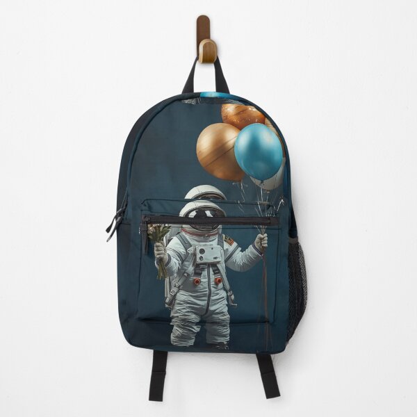 Item preview, Little Astronaut with Planet Balloons designed and sold by PixelVibe782.