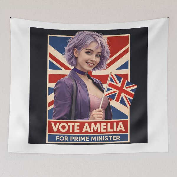 Item preview, Amelia for Prime Minister designed and sold by mrrichard515.