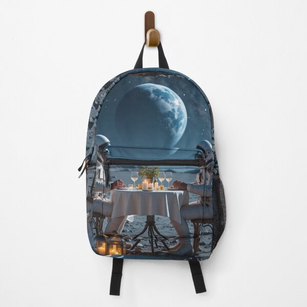Item preview, Moonlight Dinner with Astronauts designed and sold by PixelVibe782.