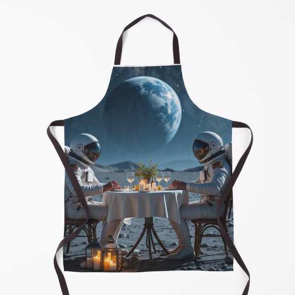 Item preview, Moonlight Dinner with Astronauts designed and sold by PixelVibe782.