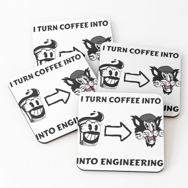 Item preview, I Turn Coffee Into Engineering designed and sold by LegendElite.