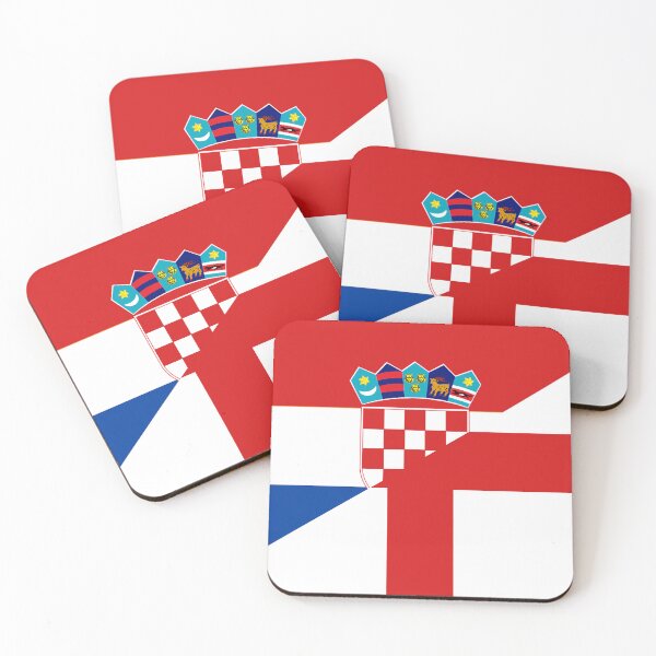 Item preview, England Croatia Flag designed and sold by Carl's Clothing.