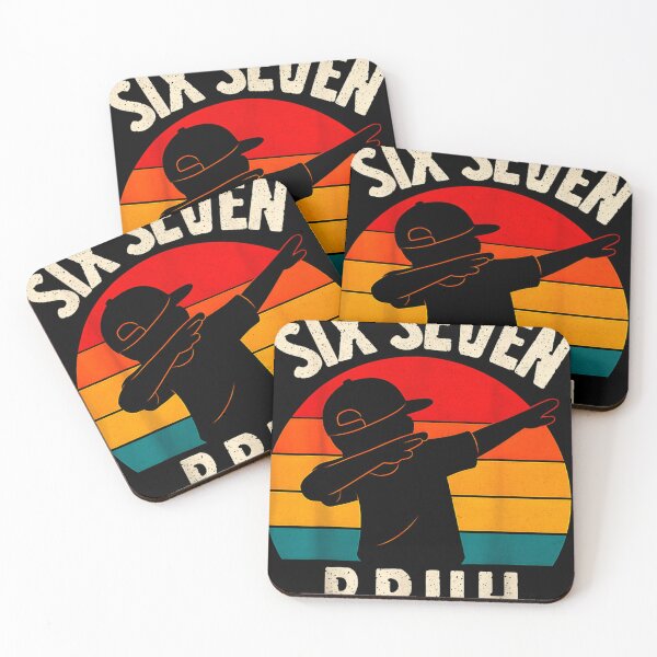 Item preview, Numbers Dabbing Six Seven Bruh Funny Boys Kids designed and sold by Ahmed Mughal.