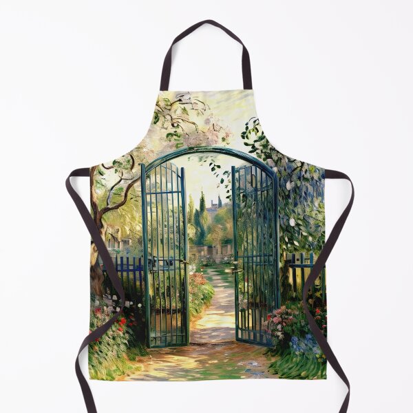 Item preview, The Garden Gate at Vétheuil (2) - Lush and Inviting View designed and sold by artdesignsnow.