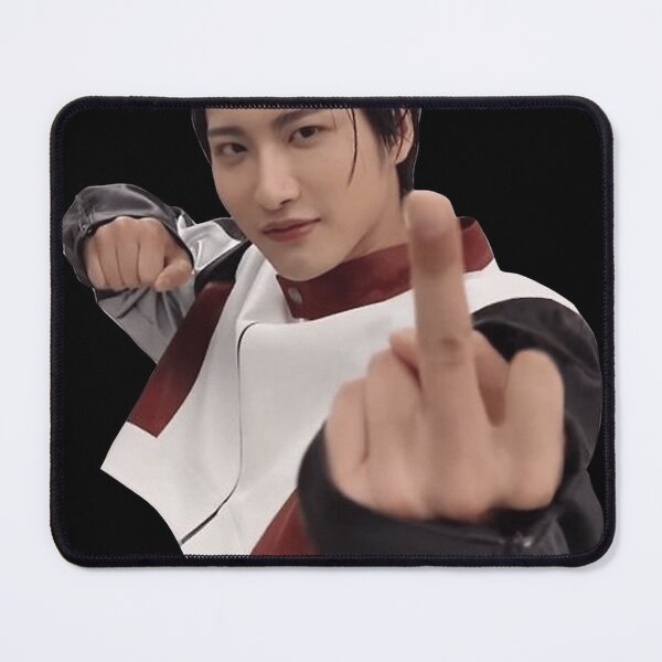 Item preview,  Seonghwa Flipping Off Meme designed and sold by Ahmed Mughal.