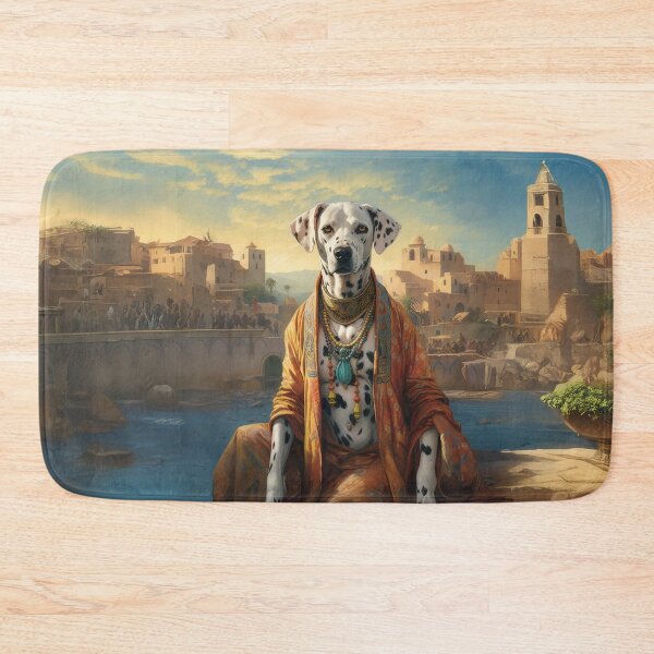 Item preview, Dalmatian Maharaja - Royal Bollywood Silk Art designed and sold by Tommy-Ellie.