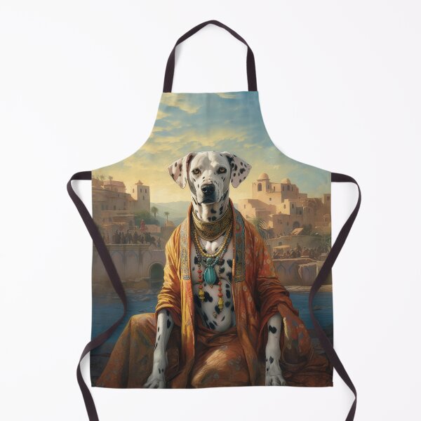 Item preview, Dalmatian Maharaja - Royal Bollywood Silk Art designed and sold by Tommy-Ellie.