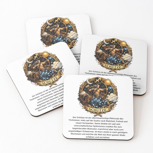 Item preview, Sagittarius – Determined. Freedom-loving. Always hits the mark. designed and sold by CoolContent Factory.