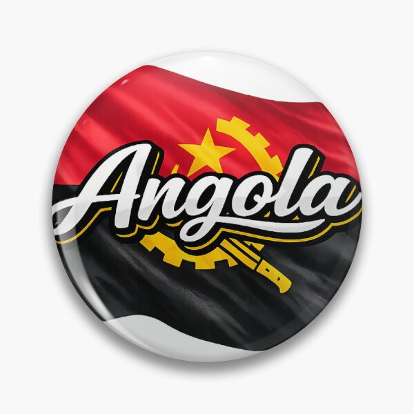 Item preview, Angola Flag Typography – Angolan Pride Waving National Flag Design designed and sold by GarnerSupplyCo.