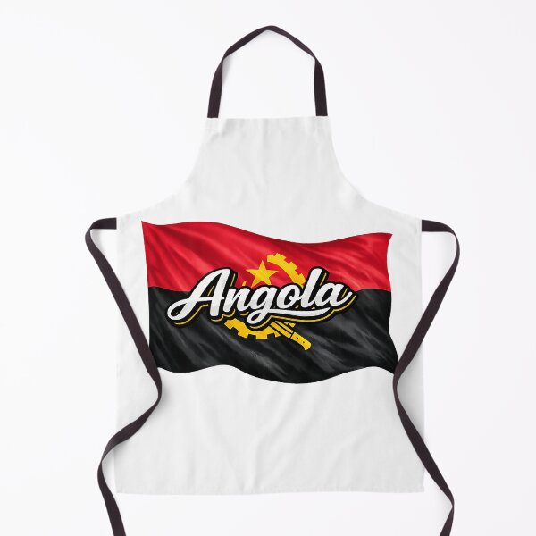 Item preview, Angola Flag Typography – Angolan Pride Waving National Flag Design designed and sold by GarnerSupplyCo.