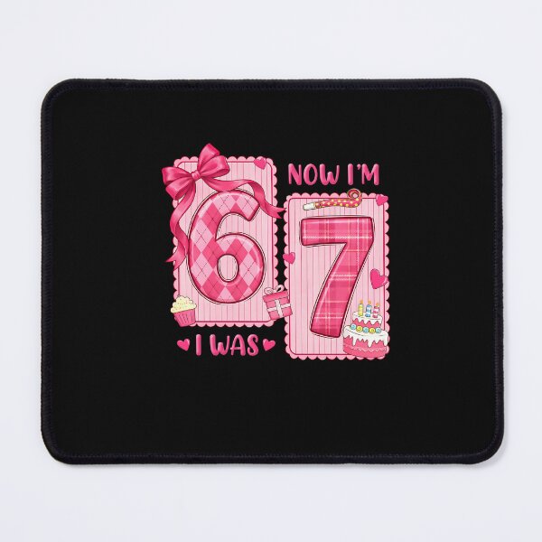 Item preview, 7 Years Old Birthday I was 6 Now I'm 7 6 7 Funny Kids Girls designed and sold by irifine.