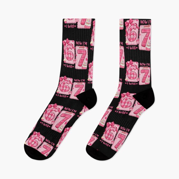 Item preview, 7 Years Old Birthday I was 6 Now I'm 7 6 7 Funny Kids Girls designed and sold by irifine.