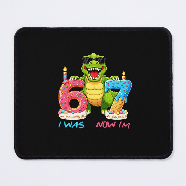 Item preview, I was 6 Now I'm 7 Dinosaur 7 Years Old 7th Birhtday Boys Kid designed and sold by irifine.