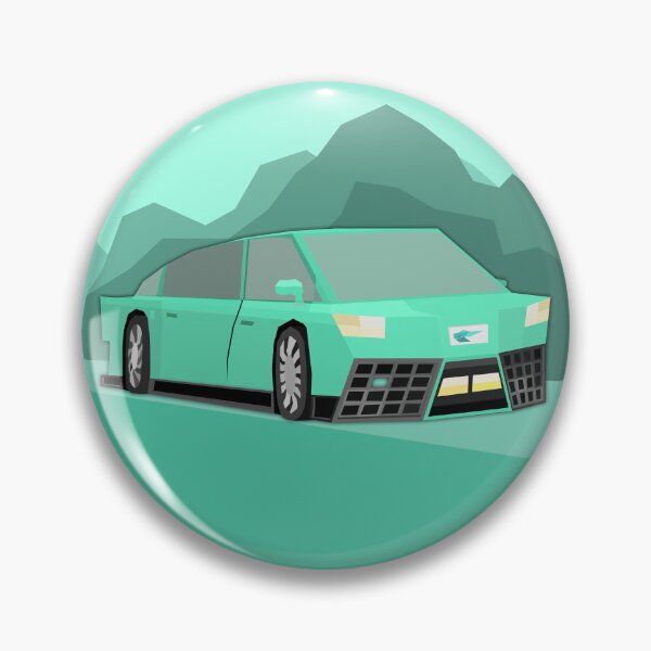 Item preview, Cyan Sports Mountaineer Family Car on a Hilly Planet designed and sold by Ekeeca.