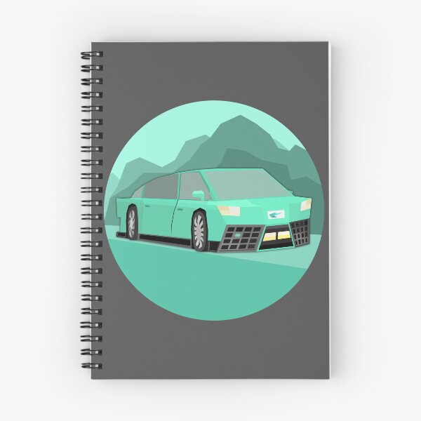 Item preview, Cyan Sports Mountaineer Family Car on a Hilly Planet designed and sold by Ekeeca.