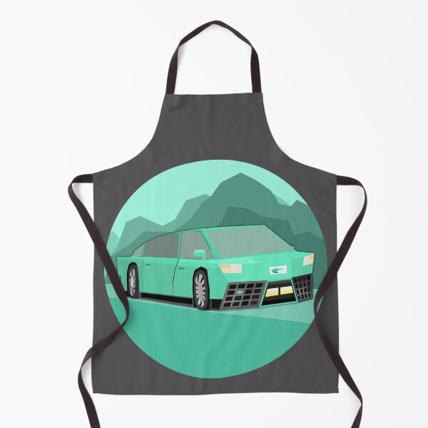 Item preview, Cyan Sports Mountaineer Family Car on a Hilly Planet designed and sold by Ekeeca.