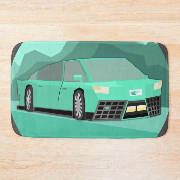 Item preview, Cyan Sports Mountaineer Family Car on a Hilly Planet designed and sold by Ekeeca.