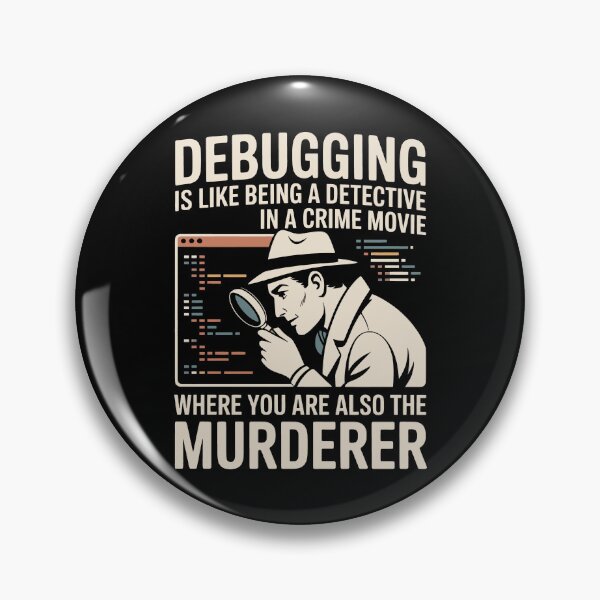 Item preview, Debugging Detective Programming Noir designed and sold by SplashTastic.