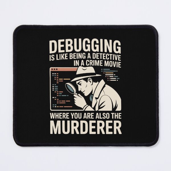 Item preview, Debugging Detective Programming Noir designed and sold by SplashTastic.