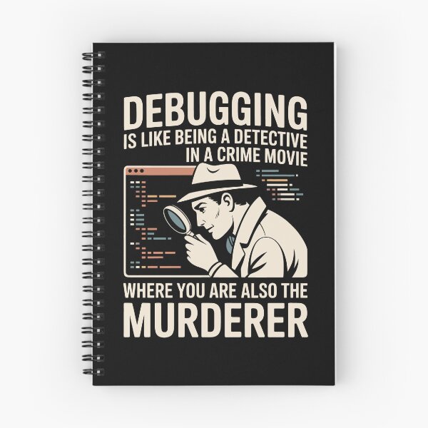 Item preview, Debugging Detective Programming Noir designed and sold by SplashTastic.