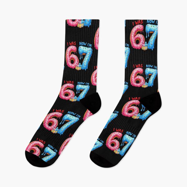 Item preview, I was 6 Now I'm 7 Year Old 7th Birthday 6 7 Meme 67 Kids designed and sold by irifine.