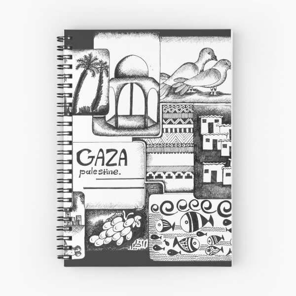 Item preview, Gaza Palestine Greeting Cards Collage Art designed and sold by Hurriyyatee.