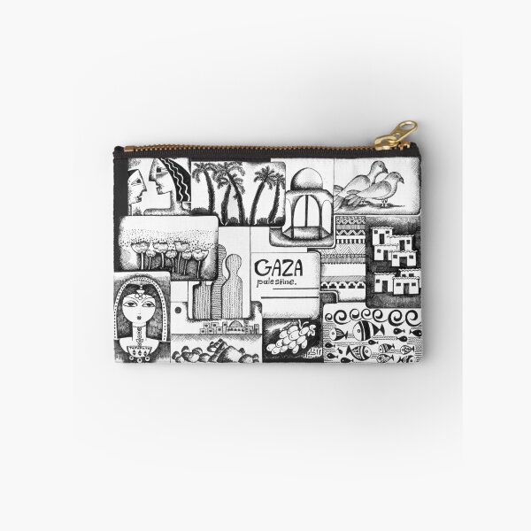 Item preview, Gaza Palestine Greeting Cards Collage Art designed and sold by Hurriyyatee.