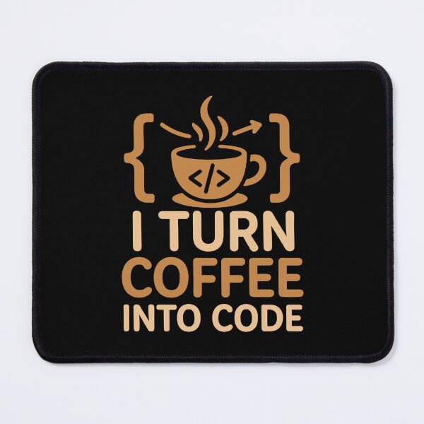 Item preview, I Turn Coffee Into Code Developer designed and sold by SplashTastic.