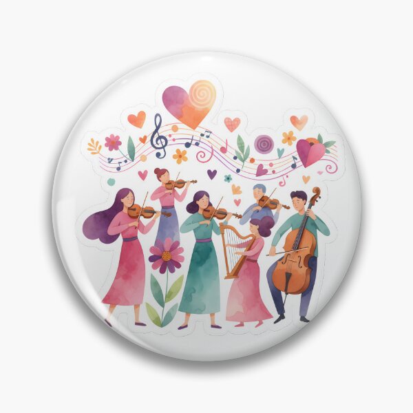 Item preview, Melody of Love Watercolor Orchestra Ensemble designed and sold by Remy-Aura.