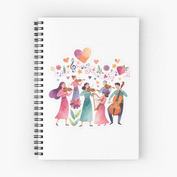 Item preview, Melody of Love Watercolor Orchestra Ensemble designed and sold by Remy-Aura.