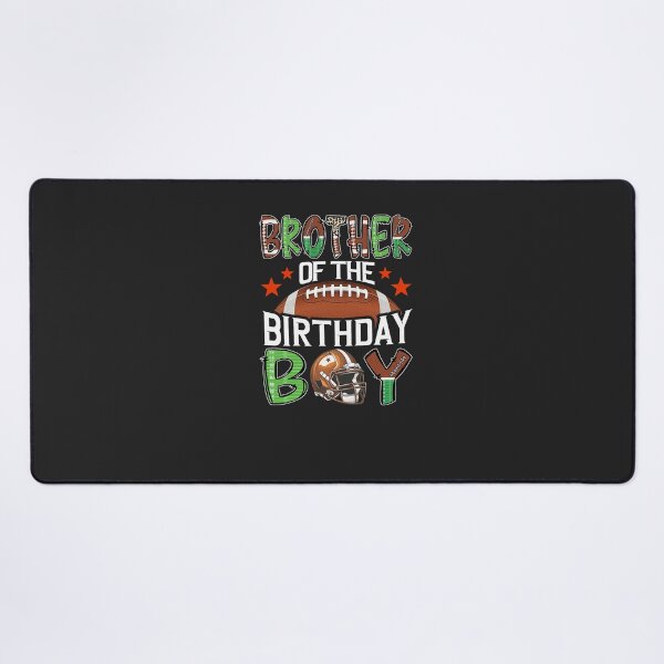 Item preview, Brother Of The Birthday Boy Game Day Football designed and sold by ArleneRowe.