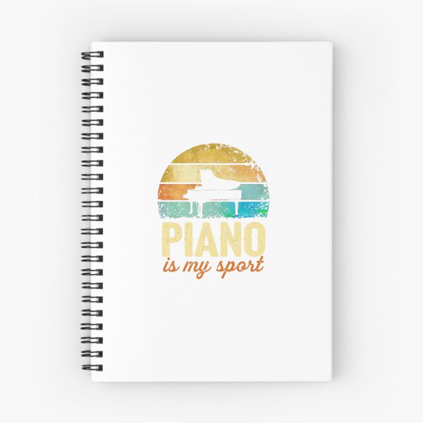 Item preview, Retro Vintage Piano Is My Sport — Distressed Sunset Music designed and sold by Colorful-Garden.