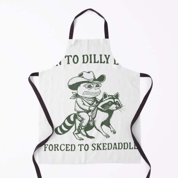 Item preview, Vintage Raccoon Frog Born To Dilly Dally Forced designed and sold by Nice Wheels.