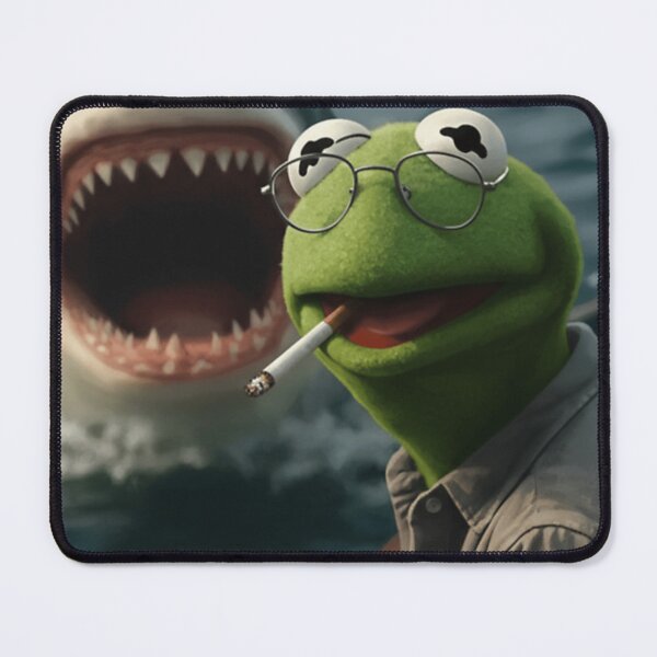 Item preview, Kermit The Frog Smoking Meme designed and sold by VOID PALS.