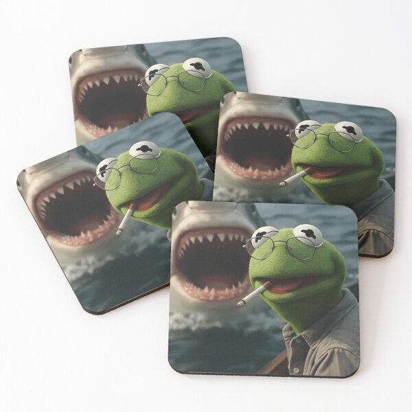 Item preview, Kermit The Frog Smoking Meme designed and sold by VOID PALS.